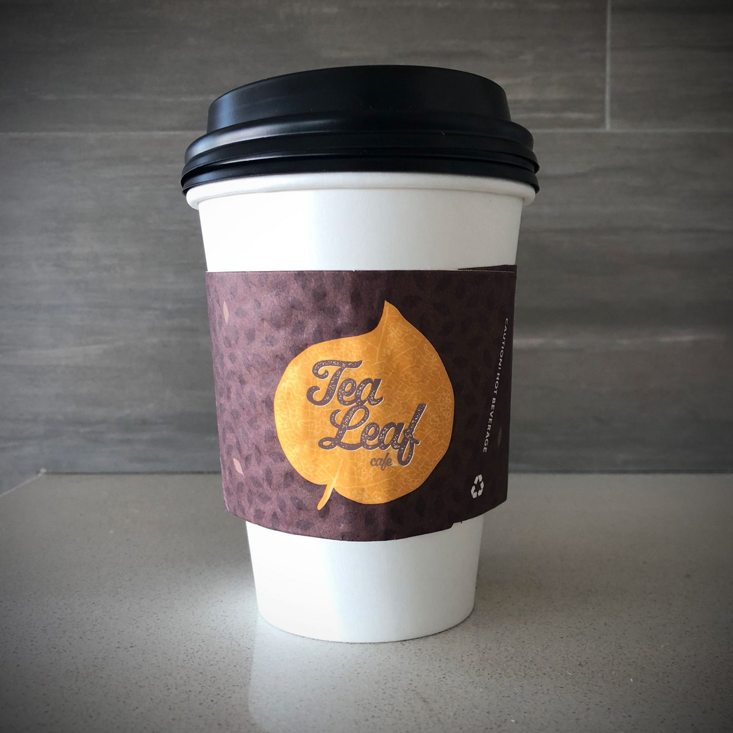 Full color custom printed coffee cup sleeves